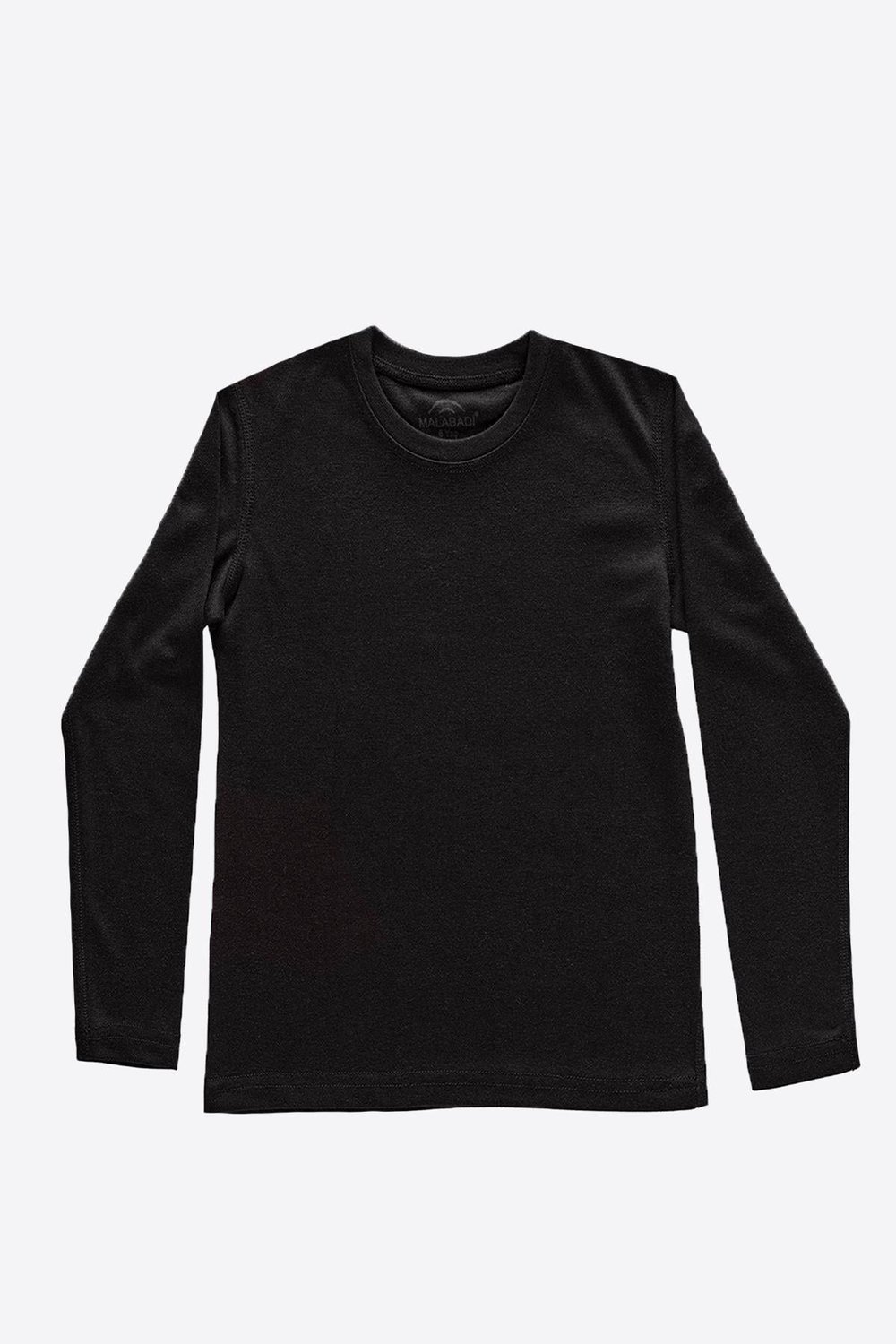 Unisex Çocuk Siyah Uzun Kollu Viloft Termal Üst Içlik 405