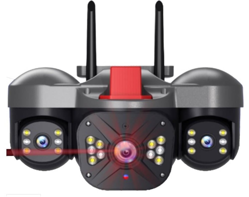 Apronx APX-WP332 6Mp 2.8mm-3.6mm Üç Kamera 22 Led Wifi PTZ