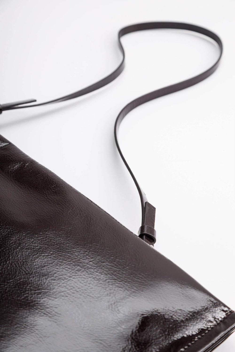 VERLİN Koyu Kahverengi Clutch Çantası
