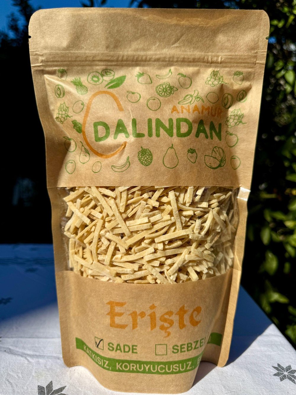 Ev Yapımı Sade Erişte (500 GRAM)