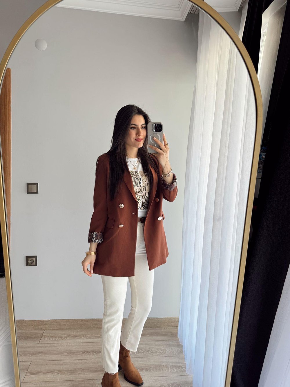 Kahve Blezar Ceket