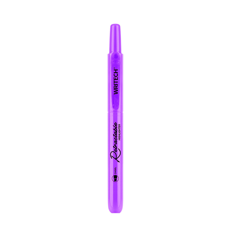 BASMALI FOSFORLU KALEM NEON MOR 