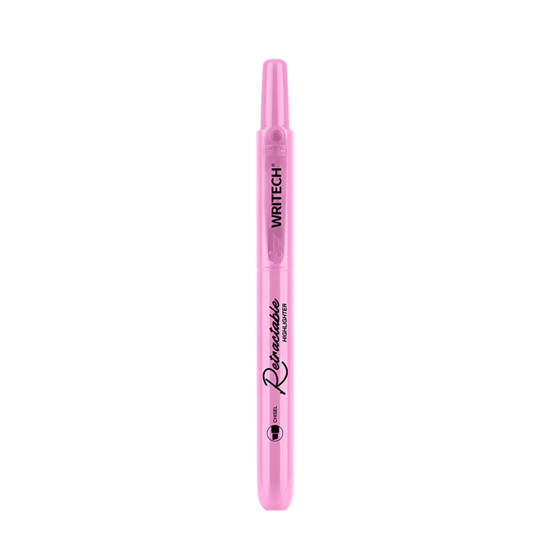 BASMALI FOSFORLU KALEM PASTEL PEMBE