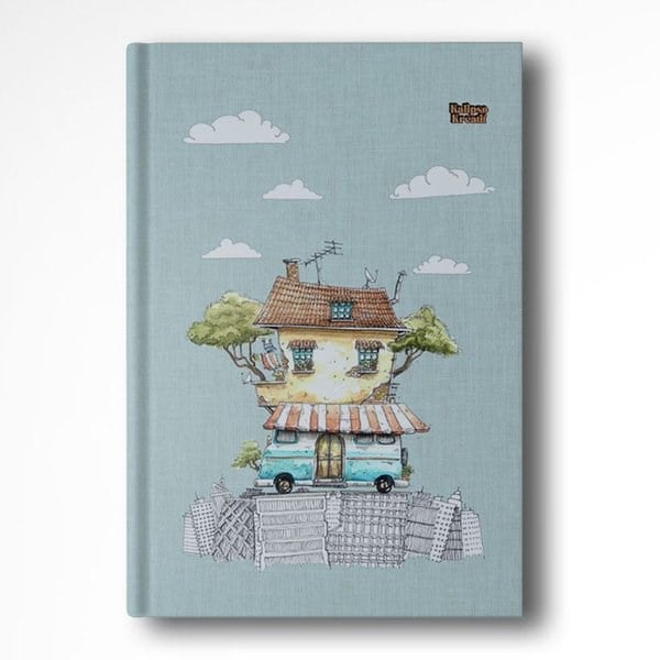 Kalipso Gezgin 14X20 Cm Sert Kapak 192 Sayfa Çizgili Defter