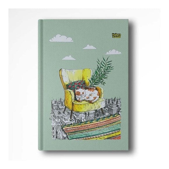 Kalipso Huzur 14X20 Cm Sert Kapak 192 Sayfa Çizgili Defter