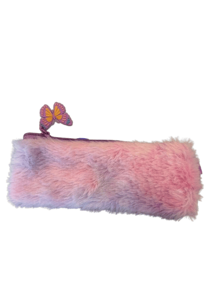 Miquelrius Peluş Pofuduk Butterfly Kalem Çantası