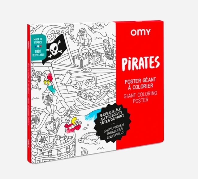 OMY Coloring Poster - Pirates