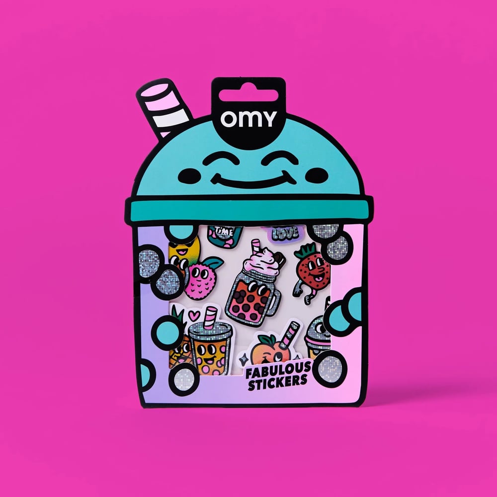 OMY Fabulous Vinil Çıkartmalar - Bubble Tea