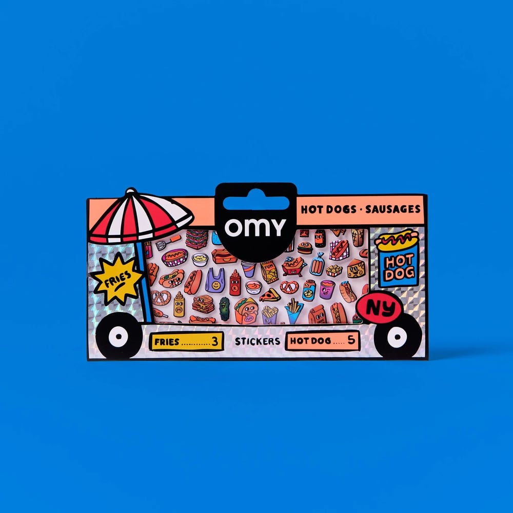 OMY Fabulous Vinil Çıkartmalar - Hot Dog