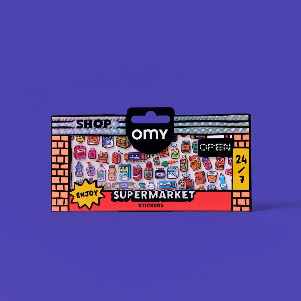 OMY Fabulous Vinil Çıkartmalar - Supermarket