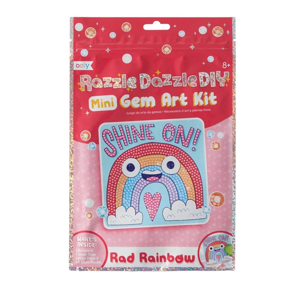 Ooly Razzle Dazzle Mini Kristal Sanat Seti - Rad Rainbow