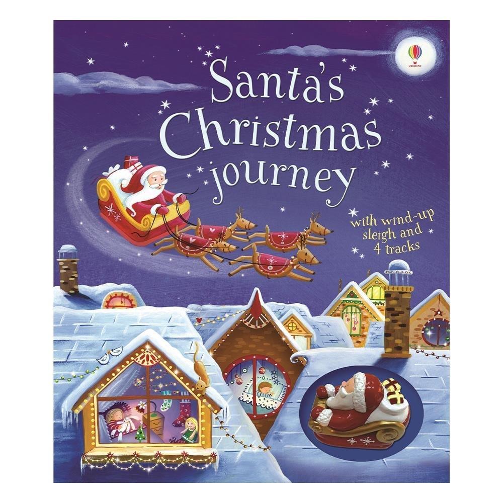 Santa's Christmas Journey With Wind-Up Sleigh