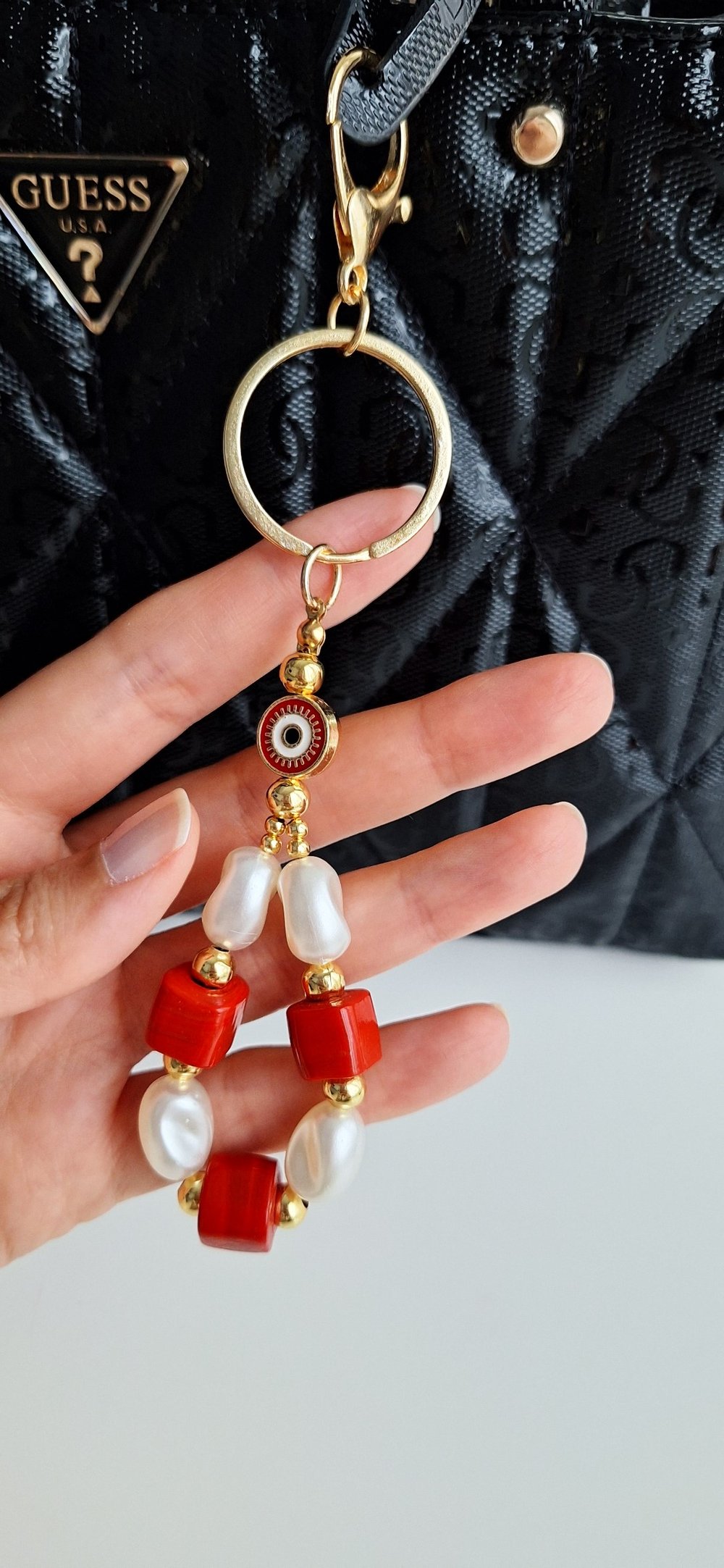 Hediyelik Çanta Süsü - Çanta Charmı - Anahtarlık - 12 cm 