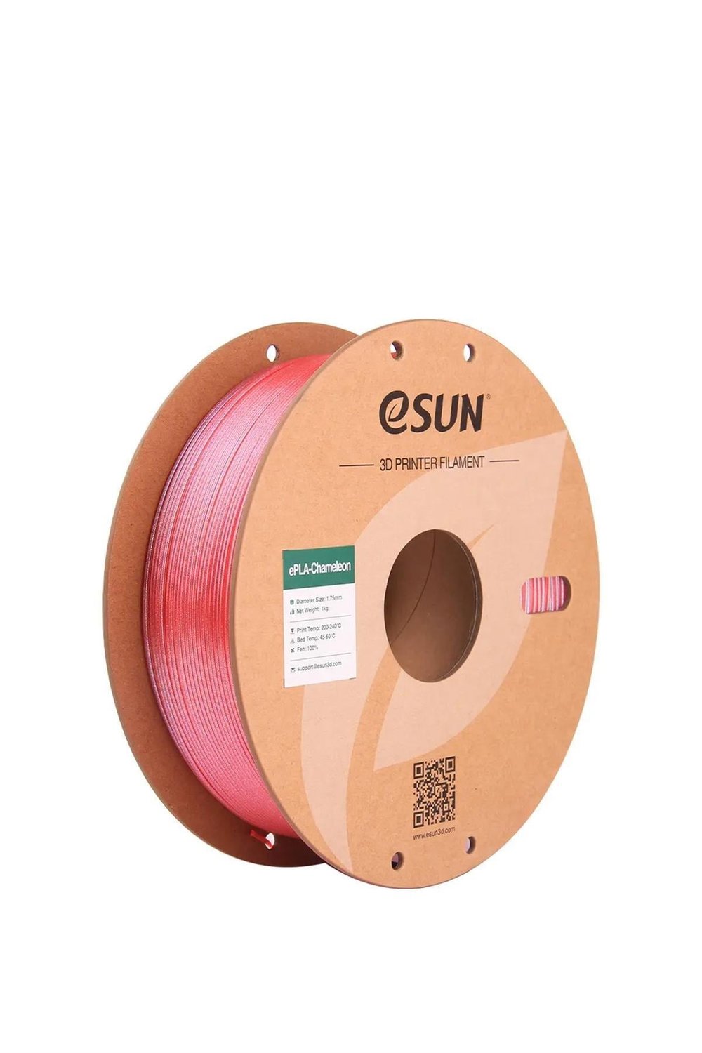 Esun PLA-Chameleon Filament Raspberry Red