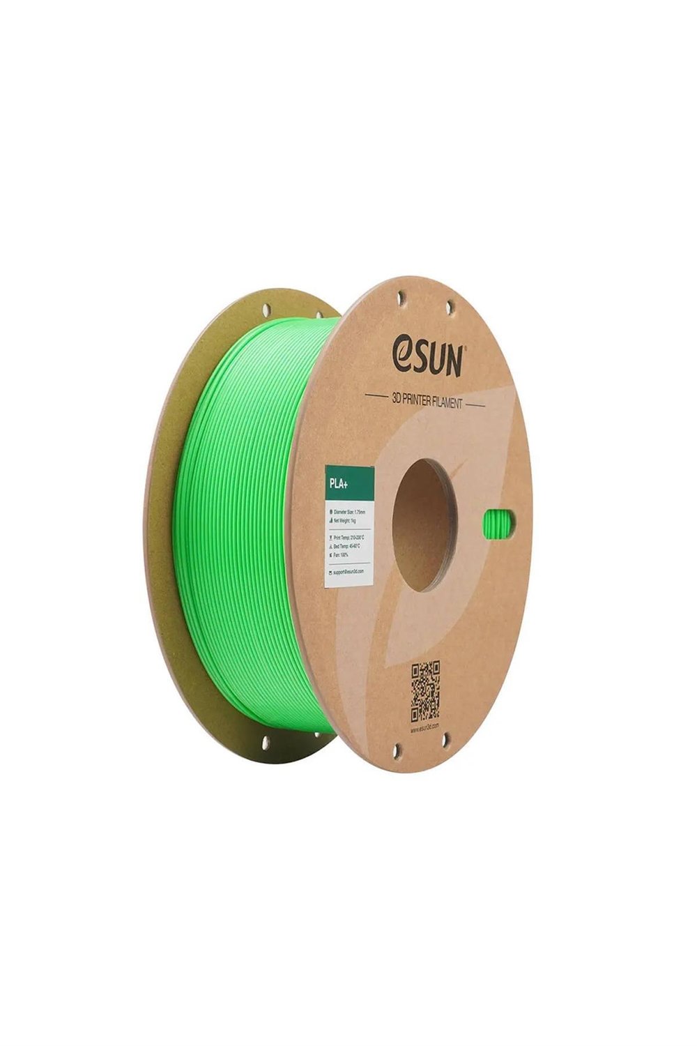 Esun PLA+ Filament RGB Green