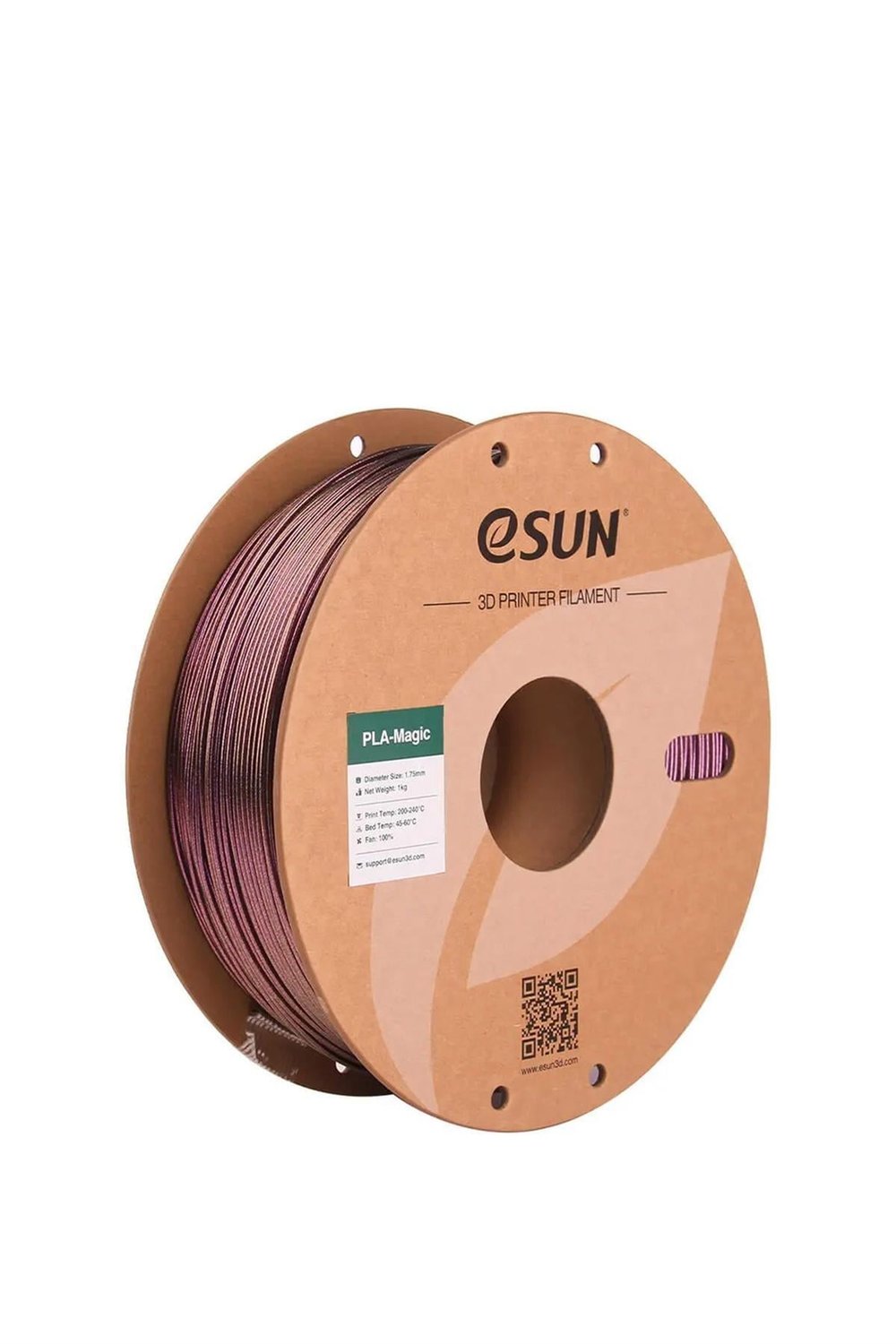 Esun PLA-Silk Magic Filament Dark Twinkling Purple