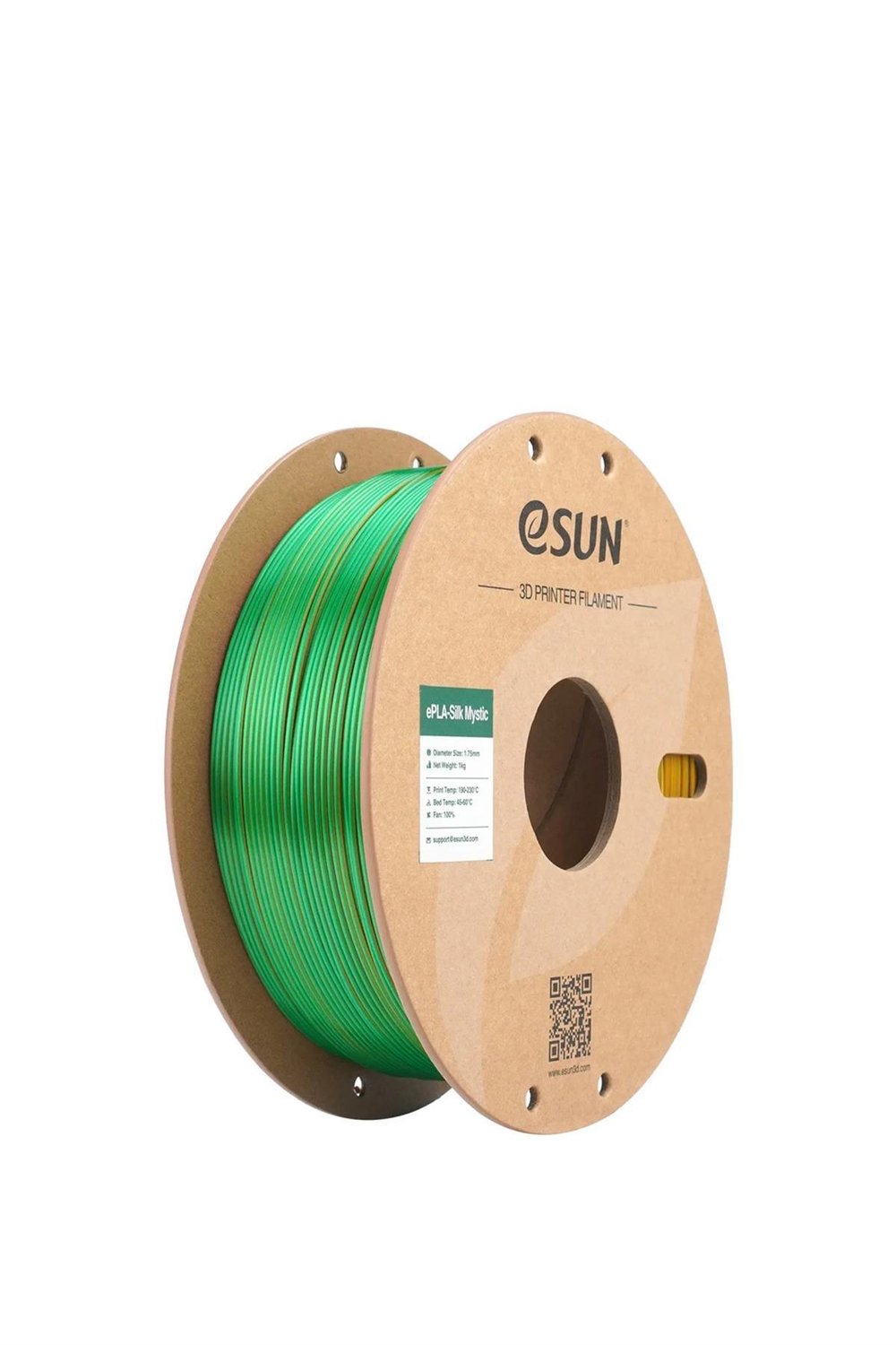 Esun PLA-Silk Mystic Filament Gold-Green-Purple