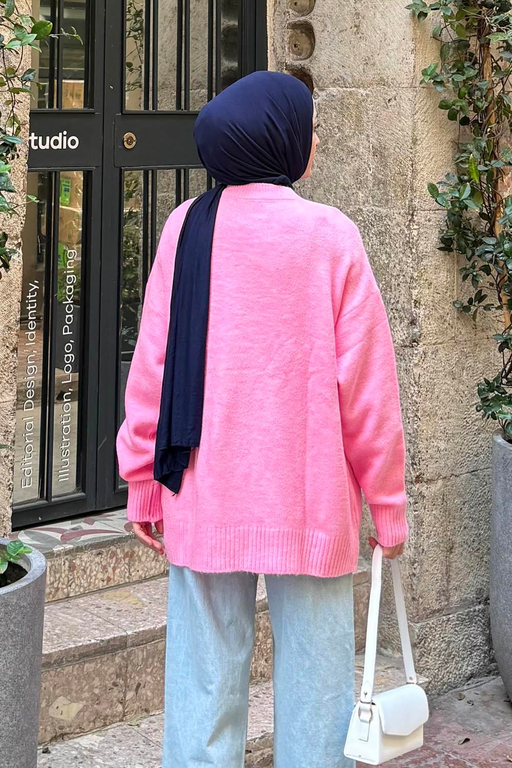 Salaş Dokulu Kazak Pembe