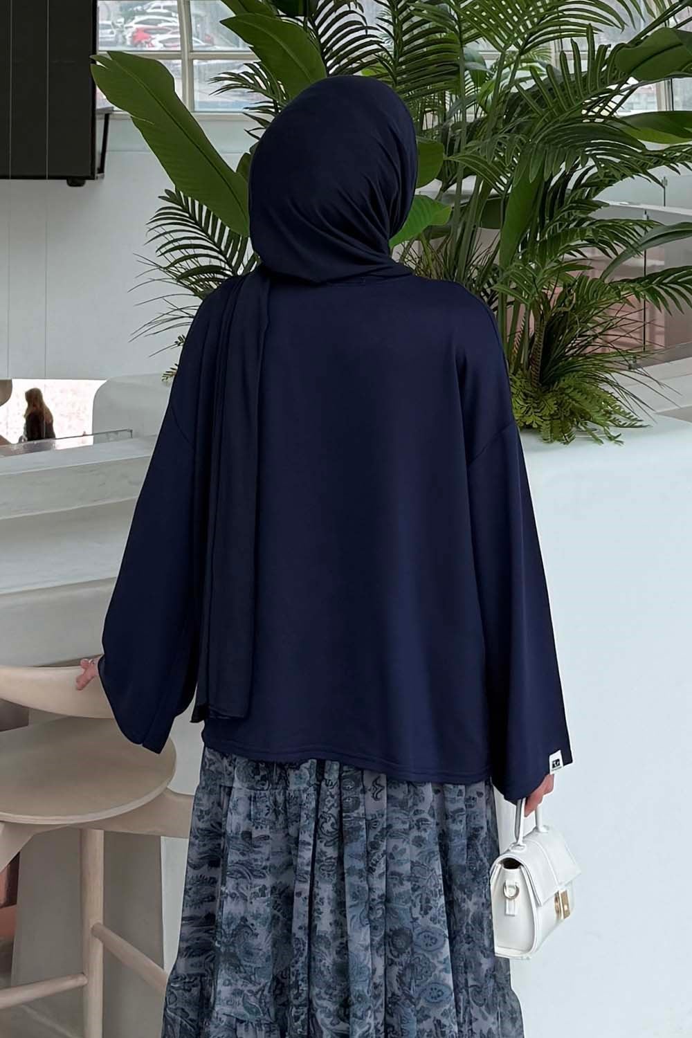 Kol Armalı Sweatshirt Lacivert