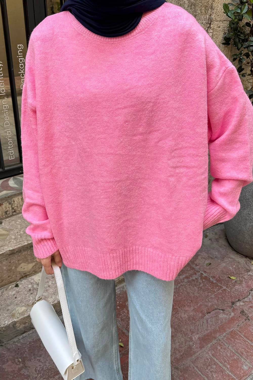 Salaş Dokulu Kazak Pembe
