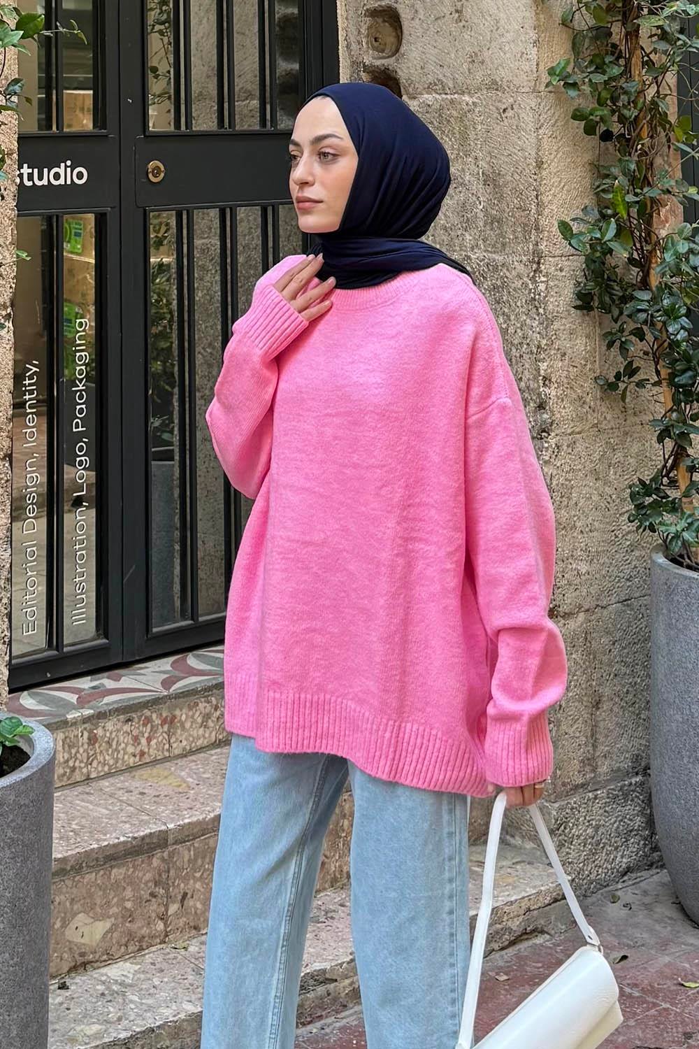 Salaş Dokulu Kazak Pembe