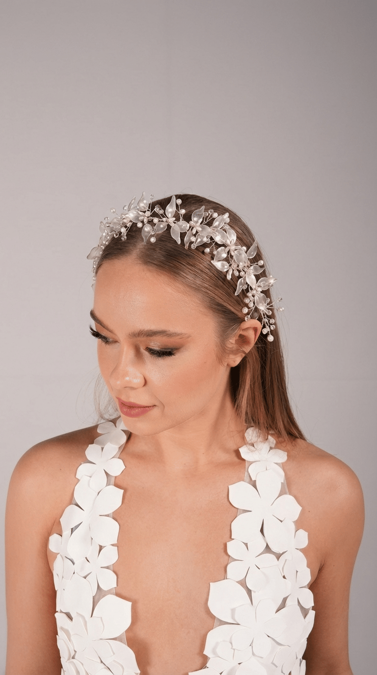Camille Pearl Model Tasarım Saç Aksesuarı