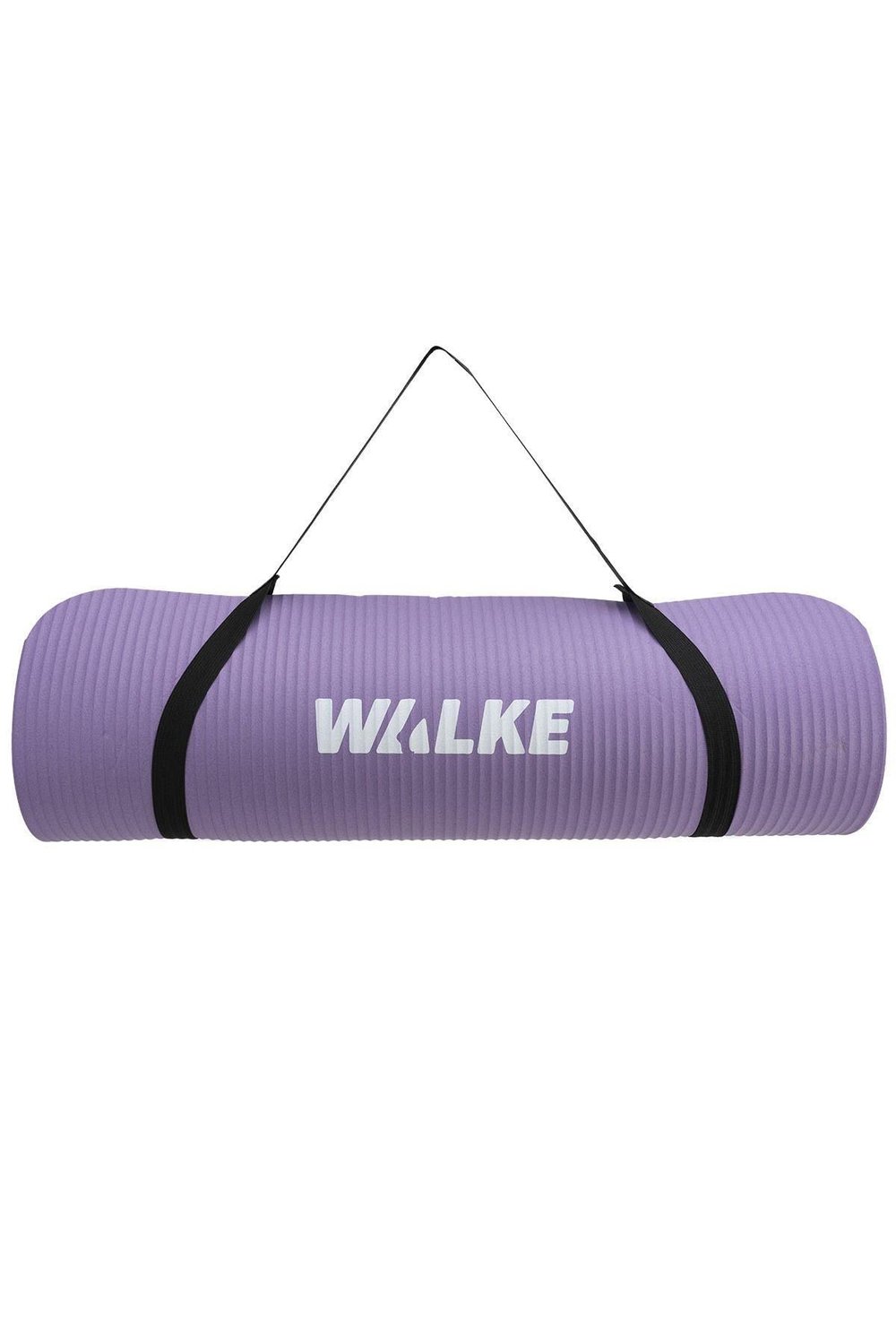 Walke 10 mm Kalınlığındaki Mor Pilates Minderi Yoga Matı Taşıma Askısı ile Rahat Kullanım