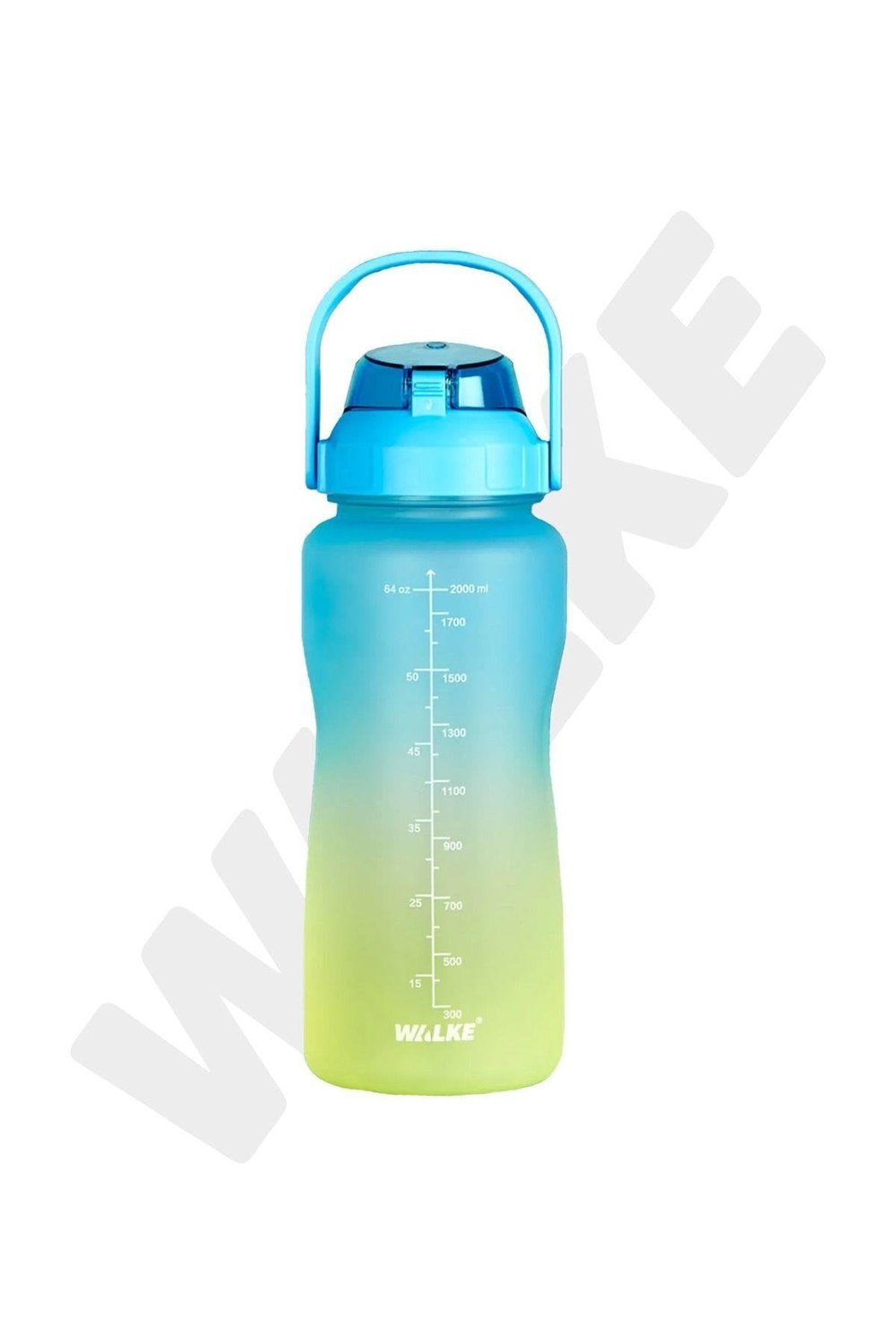 Walke Premium Bottle 2.2 Litre Motivasyonel Tritan Su Matarası Su Şişesi Suluk (BPA İÇERMEZ)