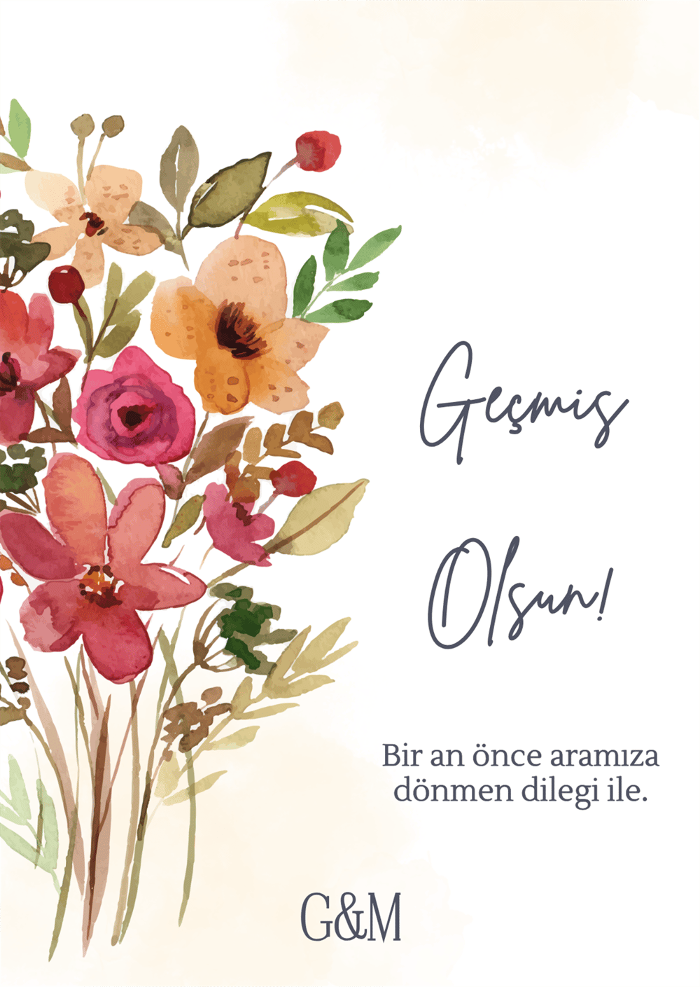 Geçmiş Olsun Kartı 2