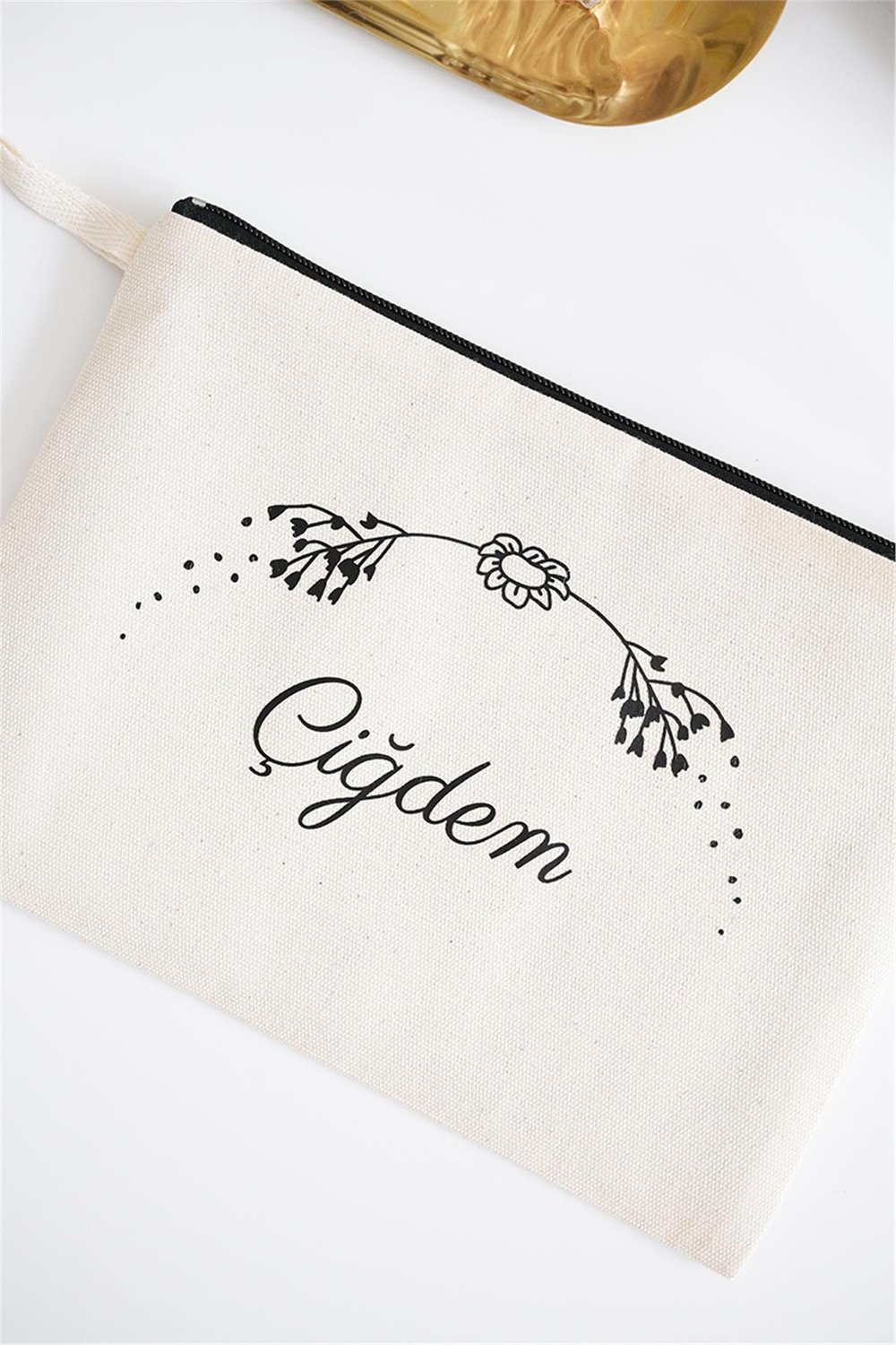 Kişiye Özel Ham Renk Clutch Çanta