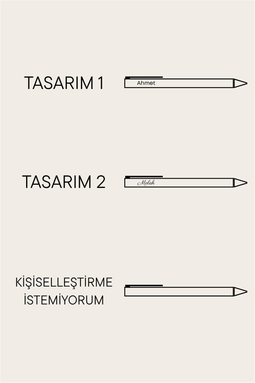 Kişiye Özel Rose Metal Tükenmez Kalem 0,7 mm 