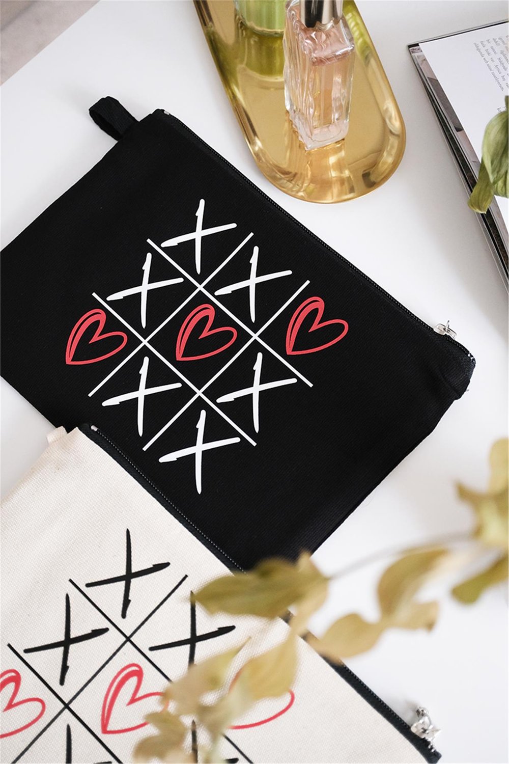 Kalpli Siyah Renk Clutch Çanta