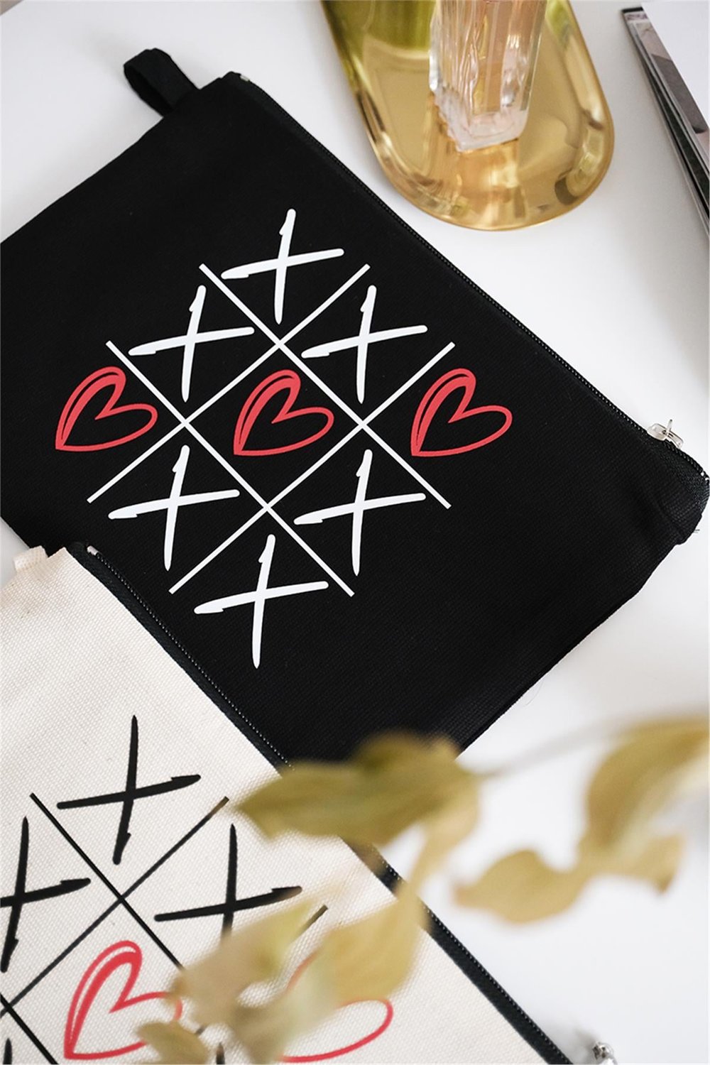 Kalpli Siyah Renk Clutch Çanta