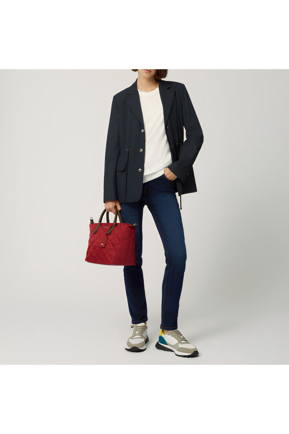 Kadın Vintage Büzgülü Hırka Blazer Ceket