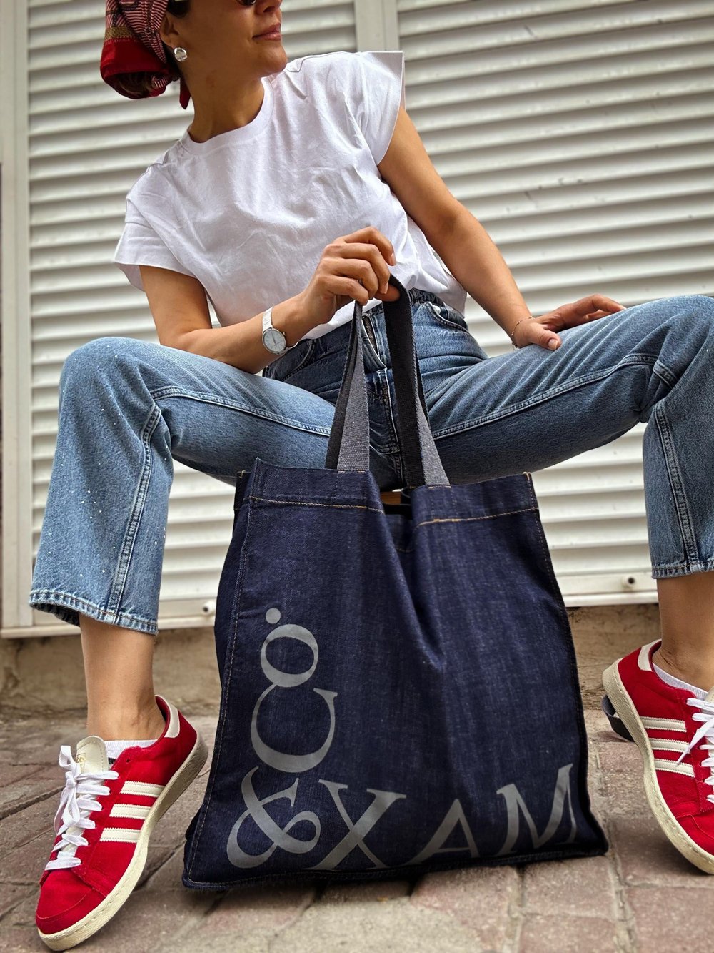 Lacivert Denim Çanta