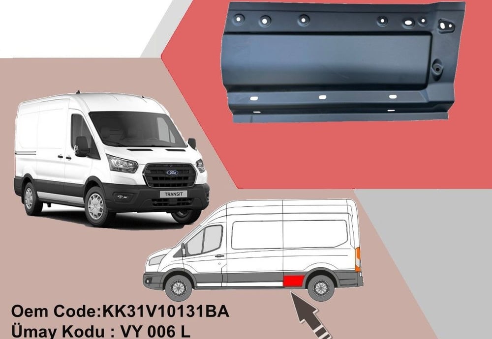 ALT ETEK TEKER ÖNÜ SOL TRANSİT V.363 18> - UMAY - VY 006 L