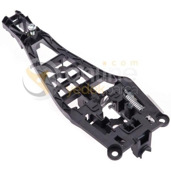Opel Corsa D Ön Sol Kapı Dış Tutma Kolu Arka Braketi Orijinal Psa 24463523