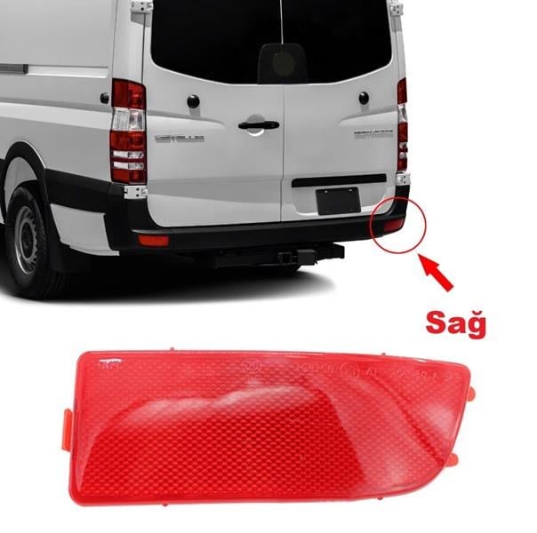 REFLEKTÖR ARKA TAMPON SAG CRAFTER-SPRİNTER 2006-2016 - GKL - 2E0945106A