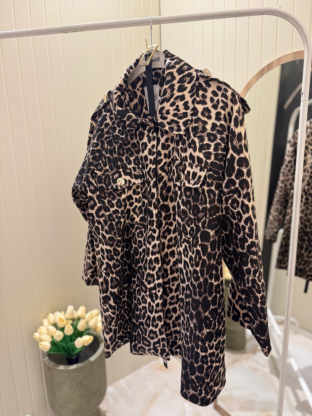 Leopar Desen Ceket