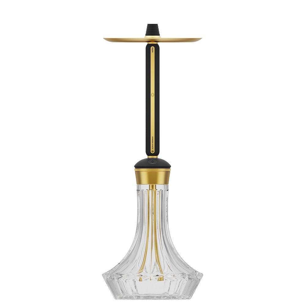 Alpha Hookah Craft TwistLock Base Tinted Gold Adapter