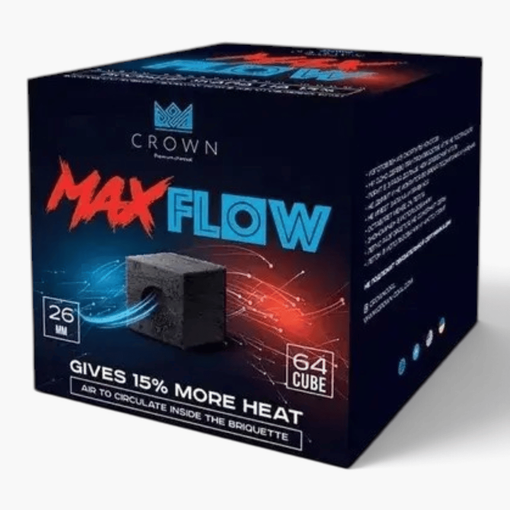 Crown Max Flow 26 mm Nargile Kömürü