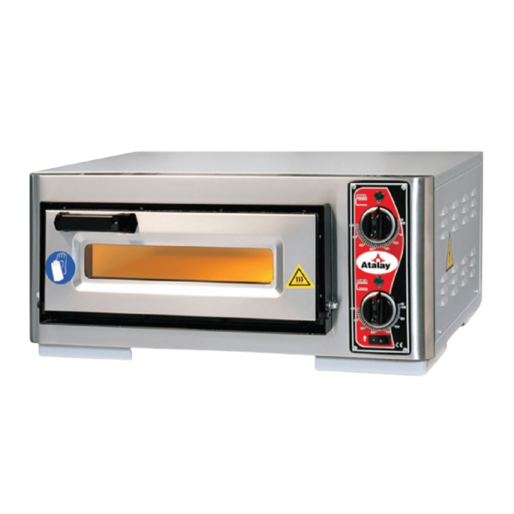 Atalay APF-40/1 Elektrikli Pizza Fırını | 40x40 Tek Katlı