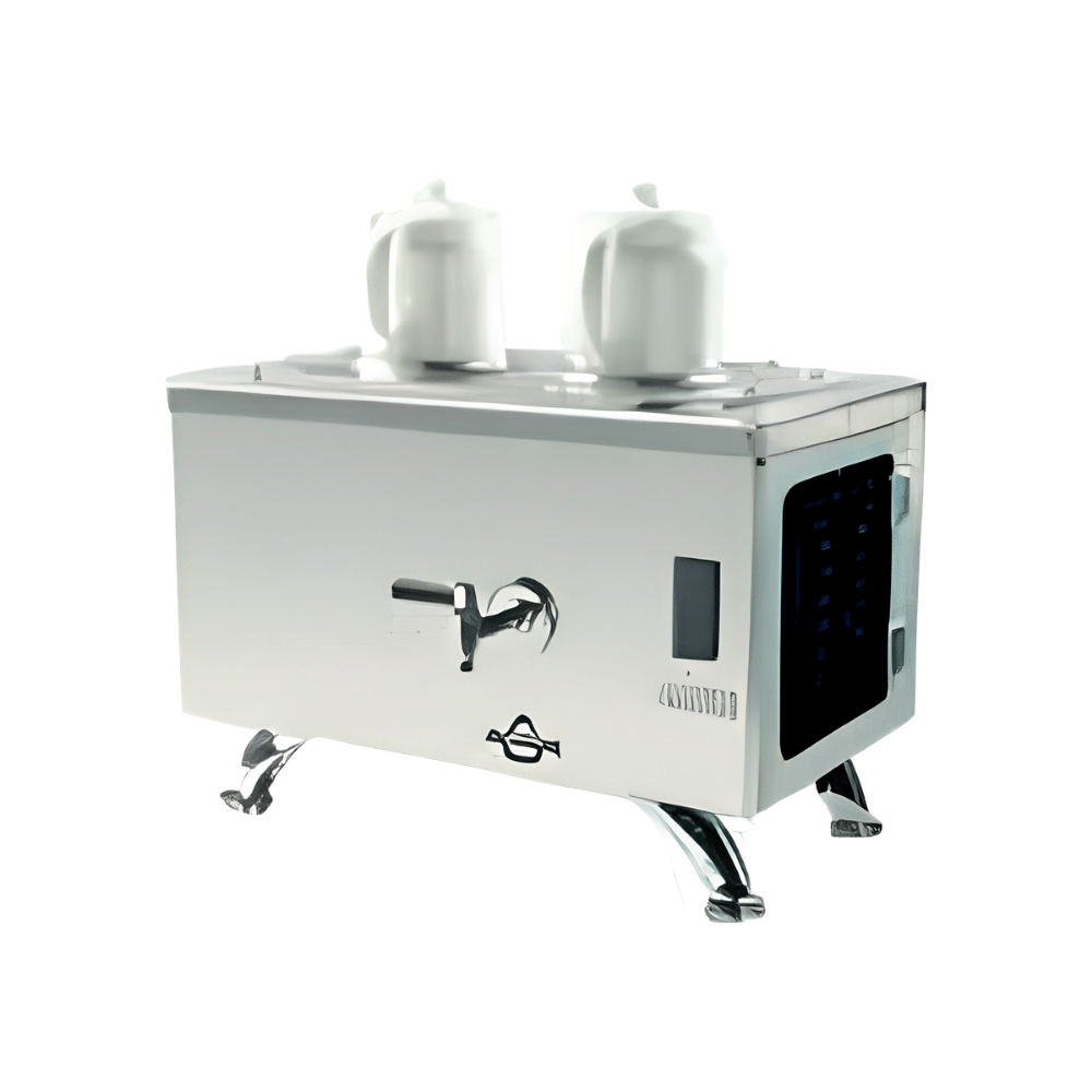 Ateşe EAE2 Efes Analog Elektrikli 2 Demlikli Çay Makinesi İnoks