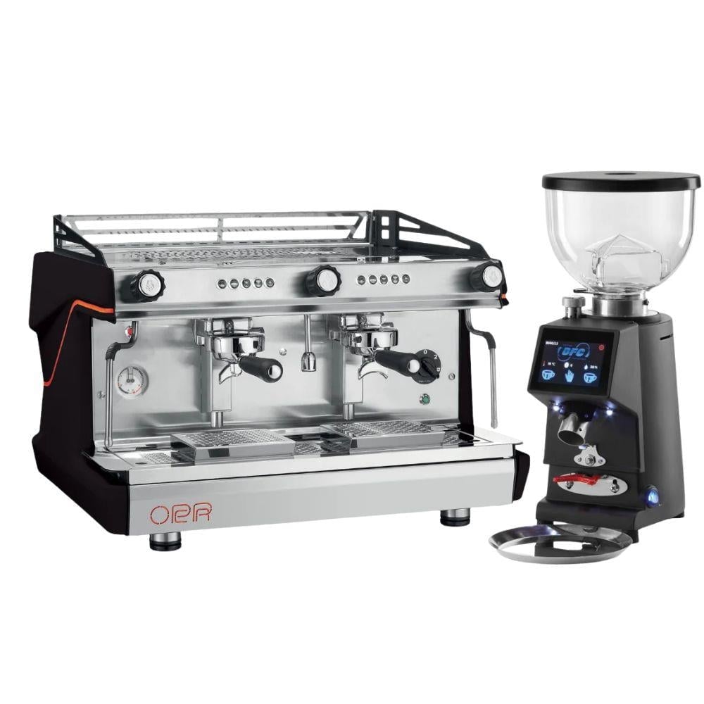 BFC Opera 5 Siyah 2 Gruplu Espresso Makinesi Seti