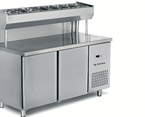 By Kitchen DVA.150.80.01.PSY Endüstriyel Buzdolabı 150 × 80 × 85/135 cm