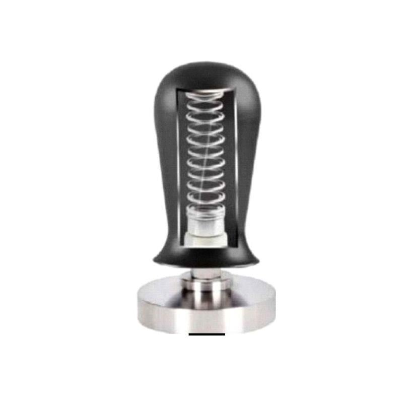 CAHT-51 Click Inox Base Aluminum Handle Tamper – 51mm | Tıklamalı Paslanmaz Çelik Tabanlı Alüminyum Saplı Espresso Sıkıştırıcı