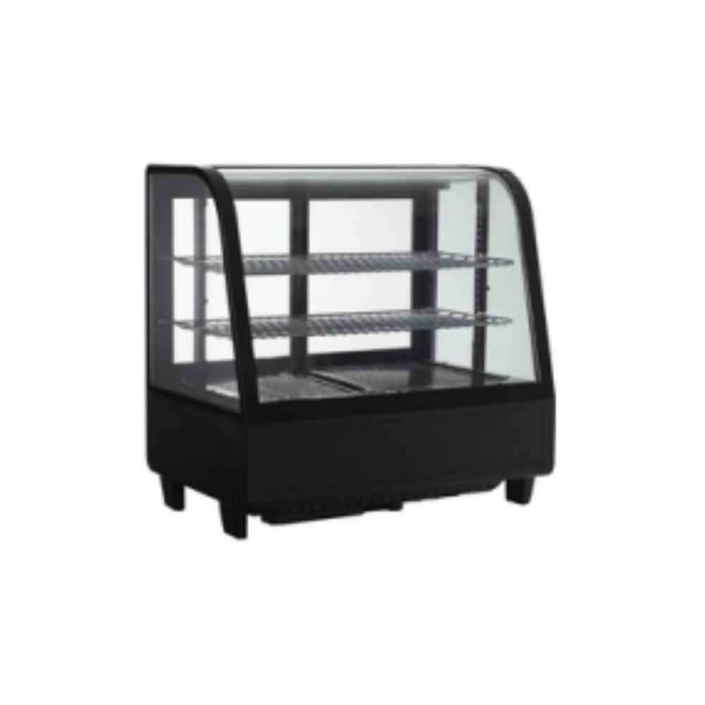DST-04  Ön Kavisli Camlı, LED Aydınlatmalı, 100 Litre Soğuk Teşhir Dolabı