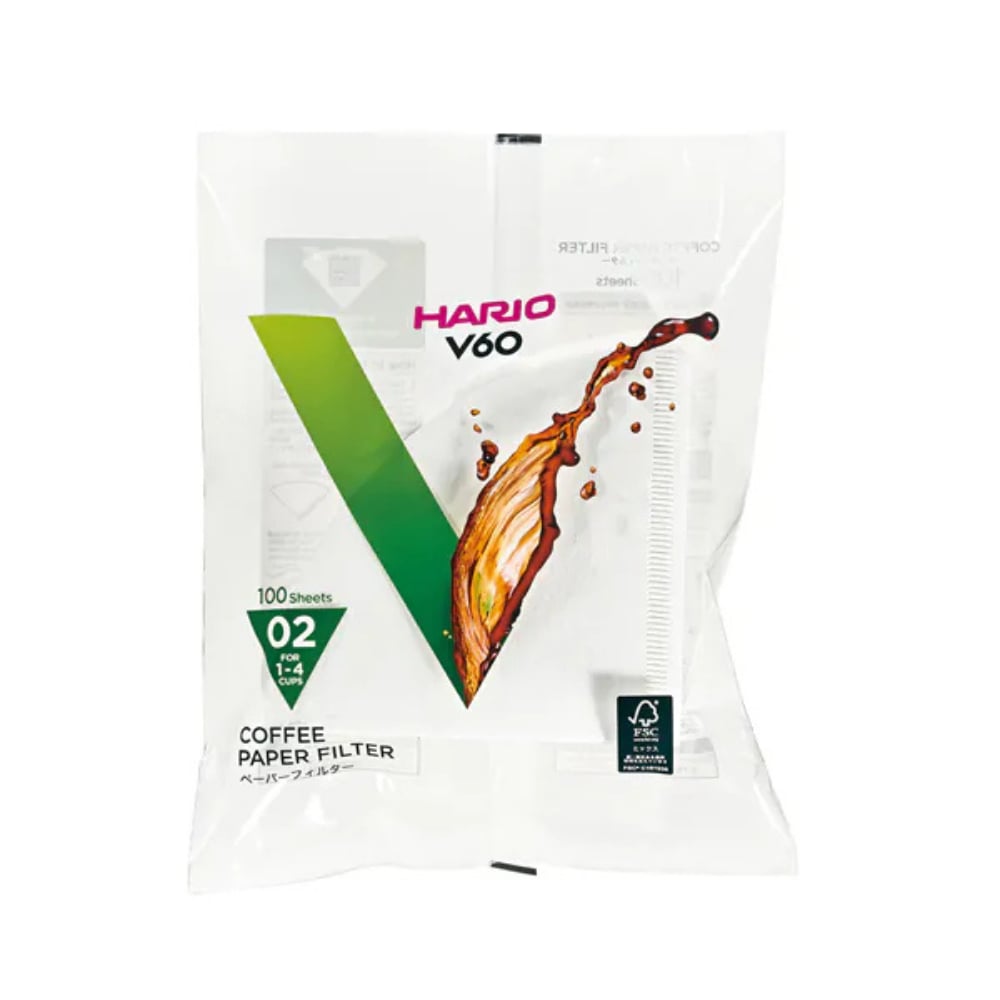 Hario V60 02 Dripper Filtresi (100 Adet)