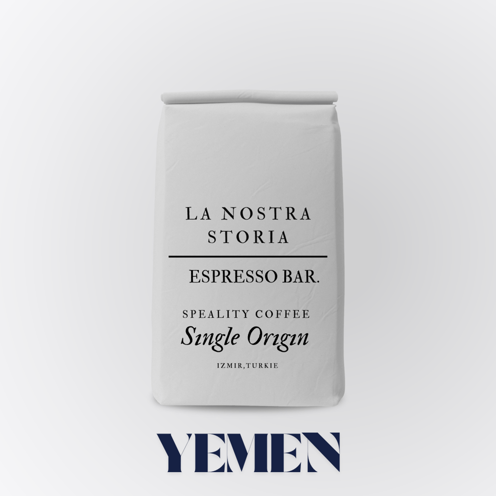La Nostra Storia Türk Kahvesi Serisi - Yemen Mocha Pea Berry (İsmaili) Türk Kahvesi Çekirdeği 250 gr