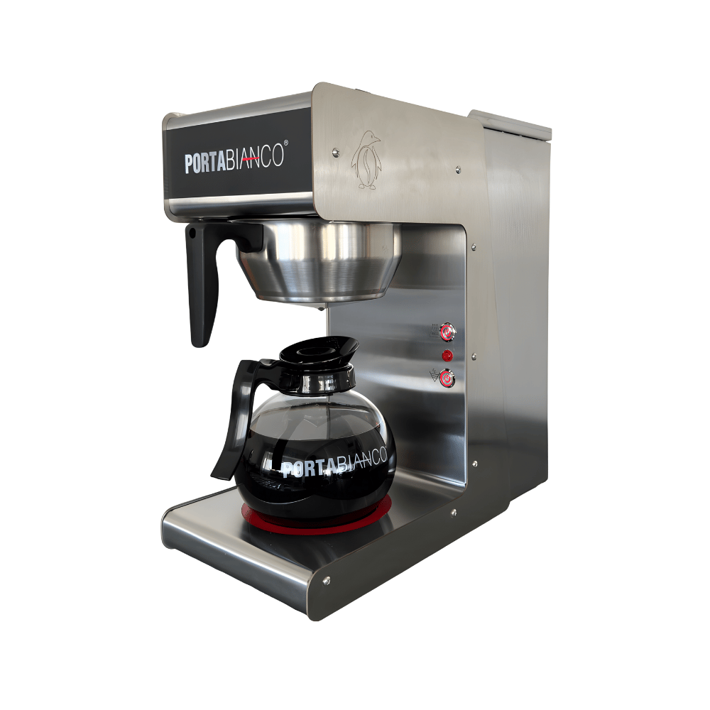 Portabianco Filtre Kahve Makinesi RFKX2P – 1.8 L, 6 Dakikada Demleme, 144 Fincan/Saat Kapasite